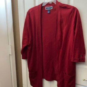 FINAL MARKDOWN KAREN Scott open front cardigan 1x